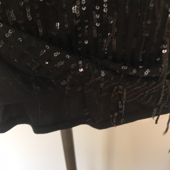 NEW Wild Fable Tube Sequin Fringe Mini Bodycon Dress - Picture 8 of 9
